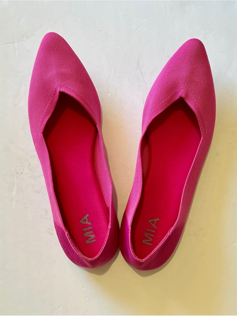 MIA Kerri Pointed Toe Flat Shoes in Hot Pink US Women’s 8.5